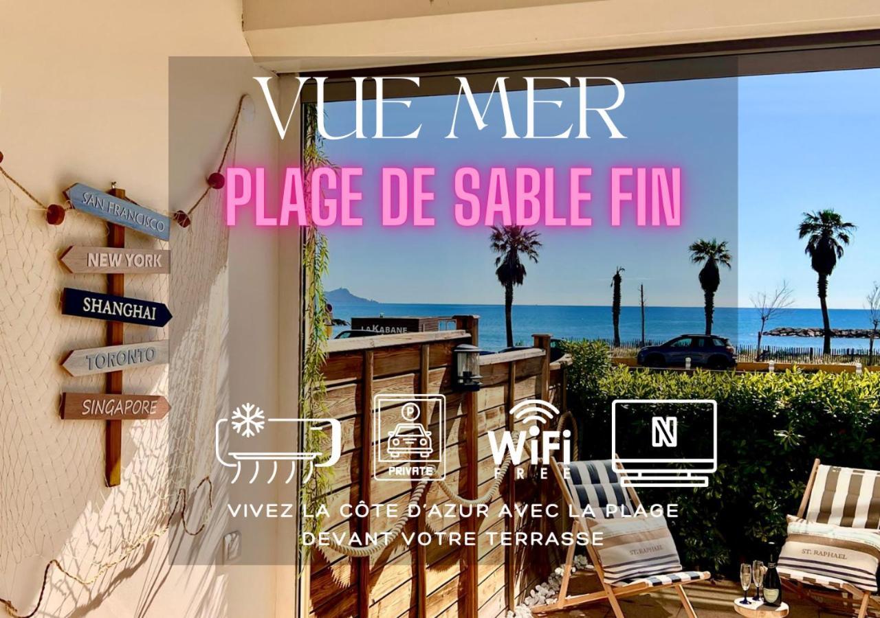 Fréjus Studio Eclat Marine 3 Etoiles - Vue Mer - Parking-Clim-Plage A 20 Metres - Capitalchic Services Saint-Aygulf מראה חיצוני תמונה